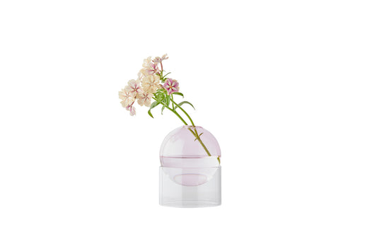 Standing flower bubble by Studio About - Low tube/Rose