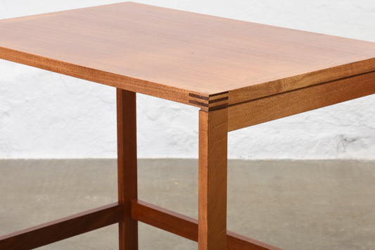 1980s desk in mahogany by Christian Hvidt