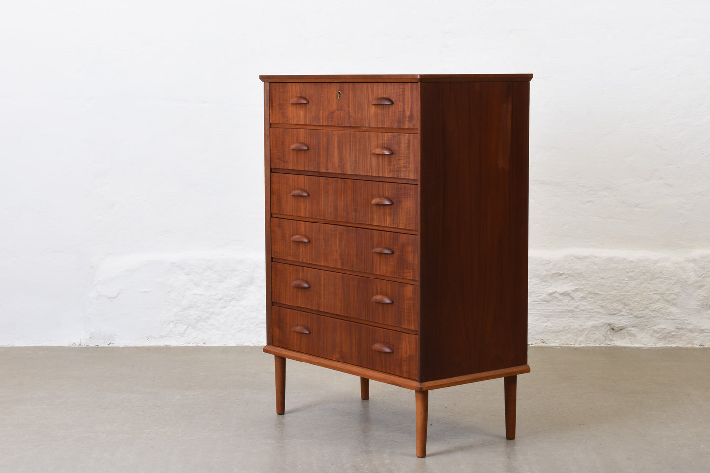 1950s teak chest of drawers