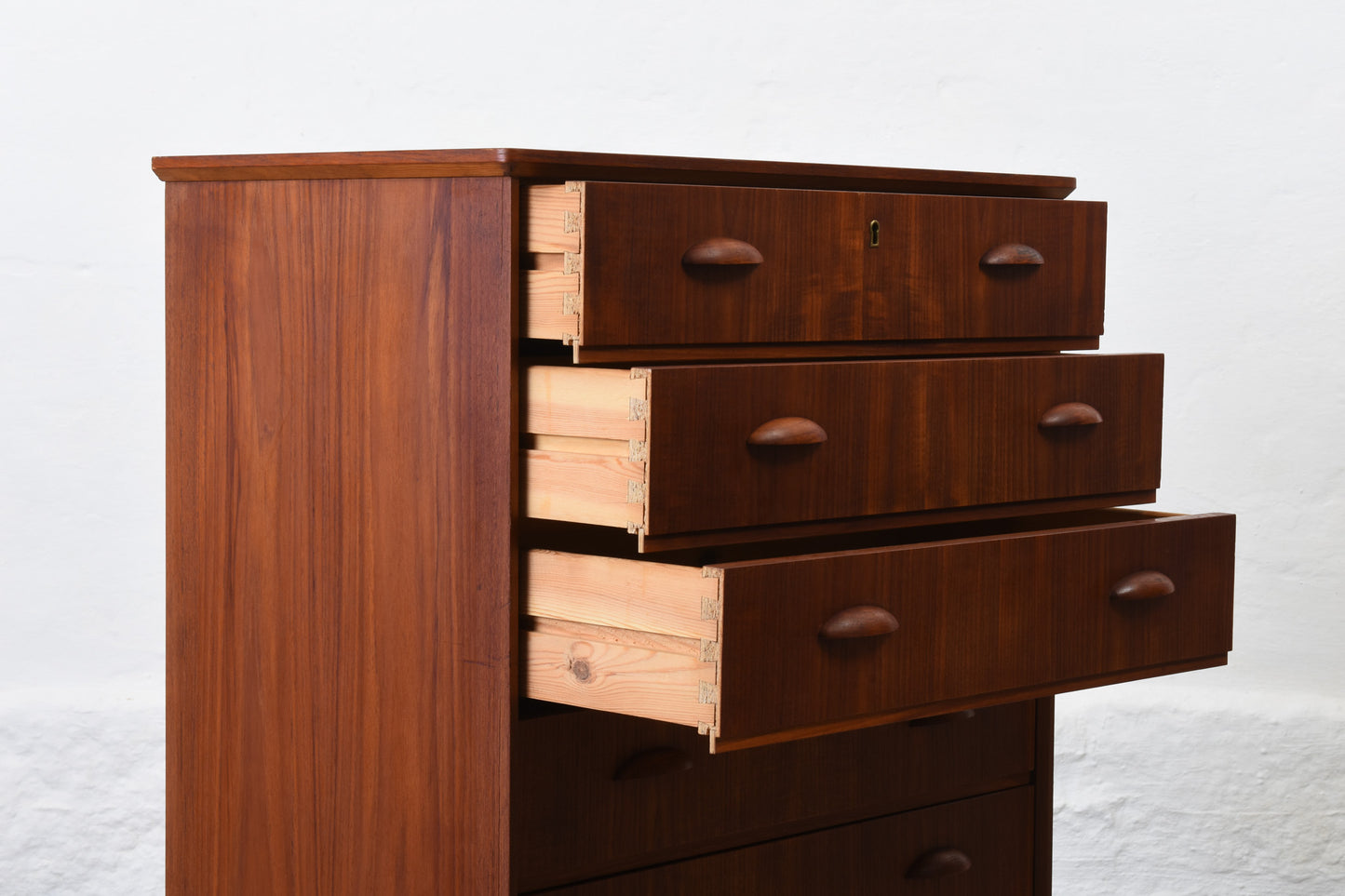 1950s teak chest of drawers