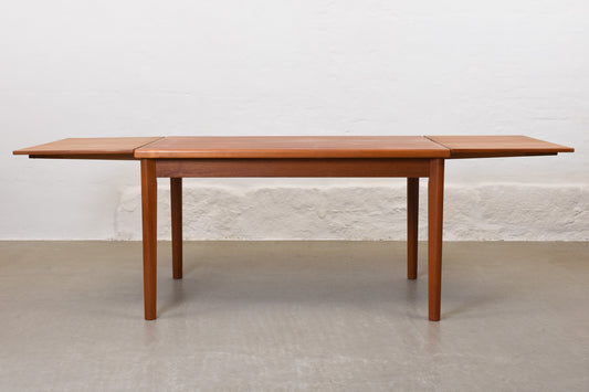 1960s extending teak dining table by Brdr. Furbo