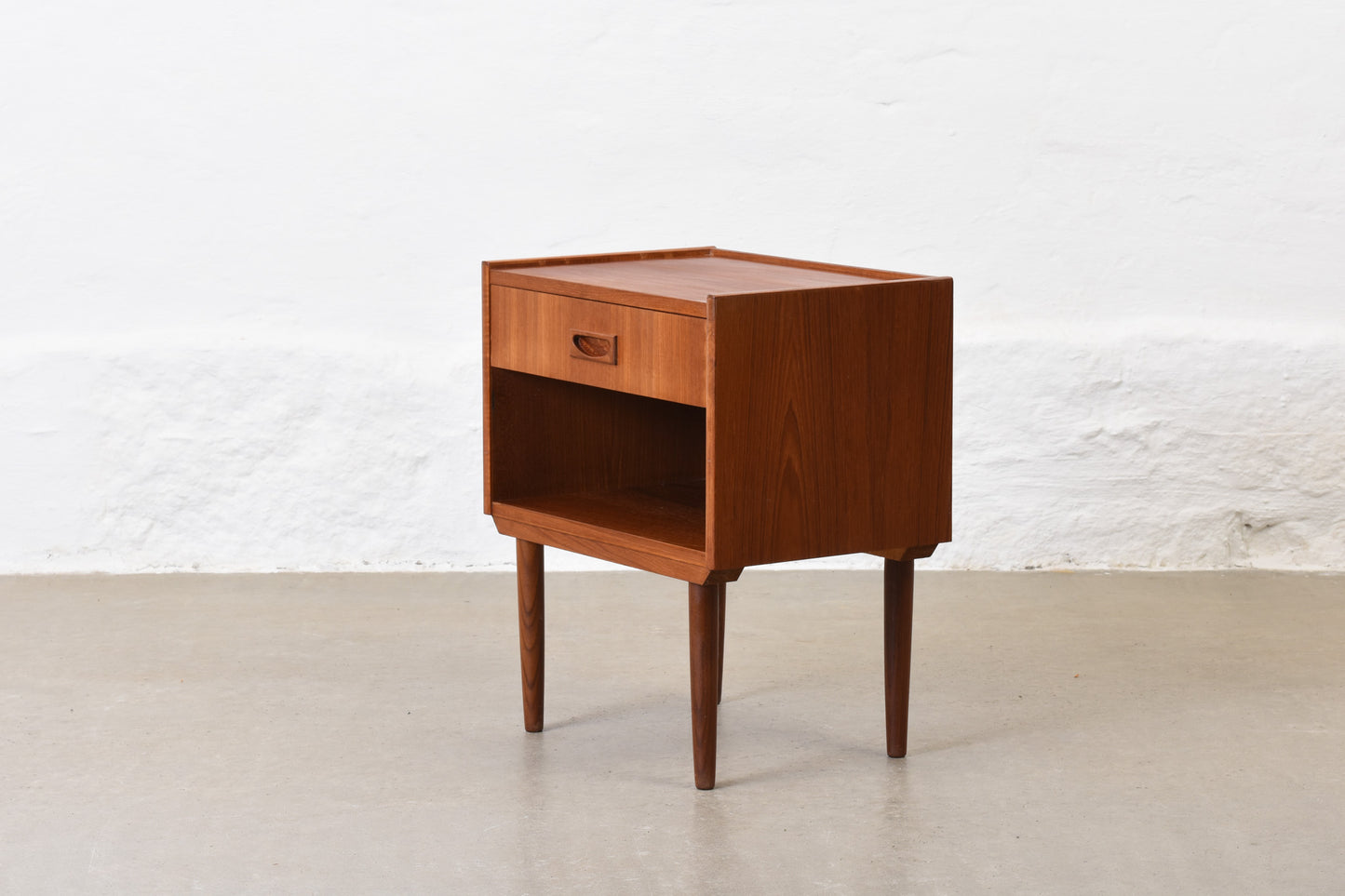 1960s teak bedside table