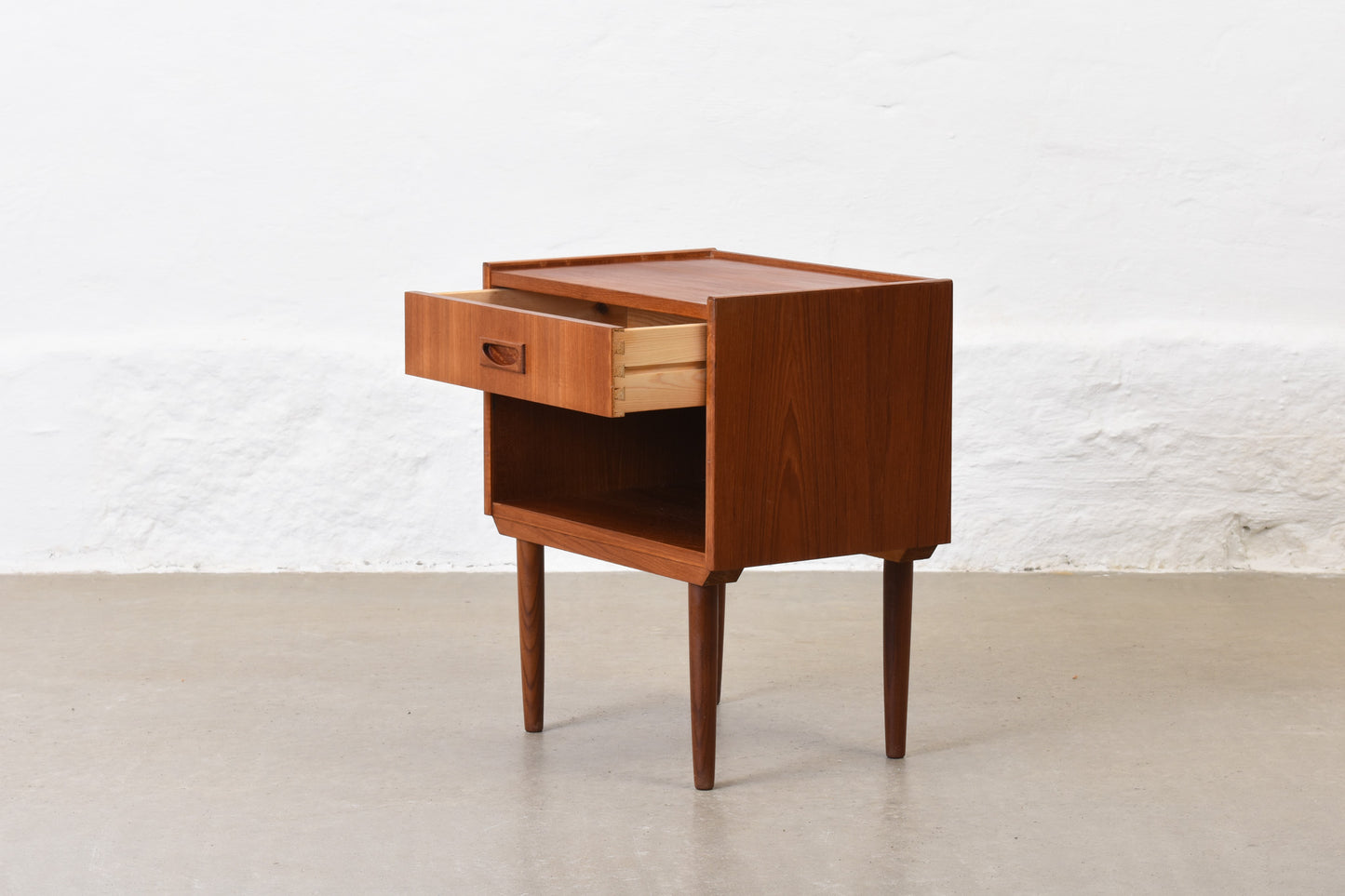 1960s teak bedside table