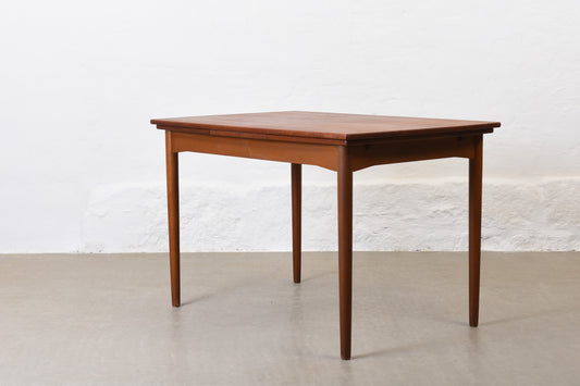 1960s extending dining table in teak