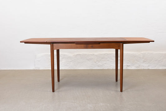 1960s extending dining table in teak