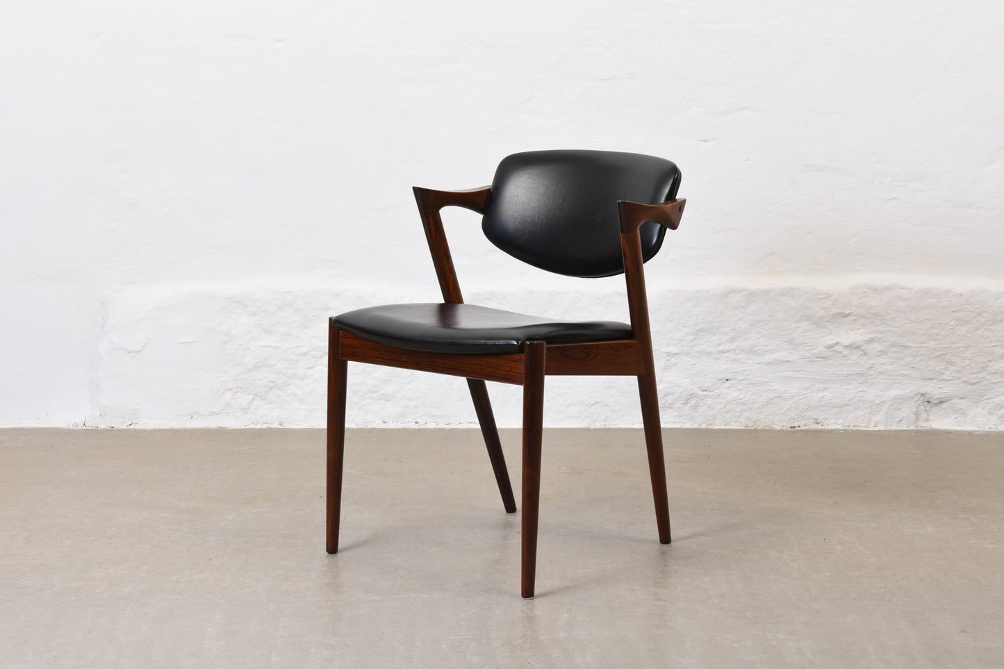 1960s set of 'Model 42' rosewood chairs by Kai Kristiansen