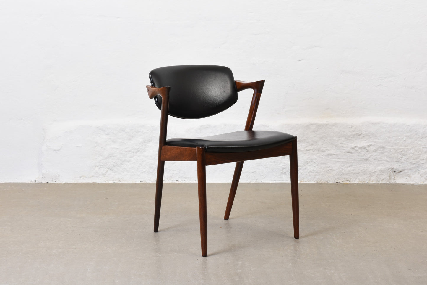 1960s set of 'Model 42' rosewood chairs by Kai Kristiansen