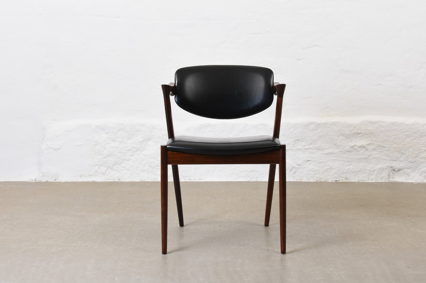 1960s set of 'Model 42' rosewood chairs by Kai Kristiansen