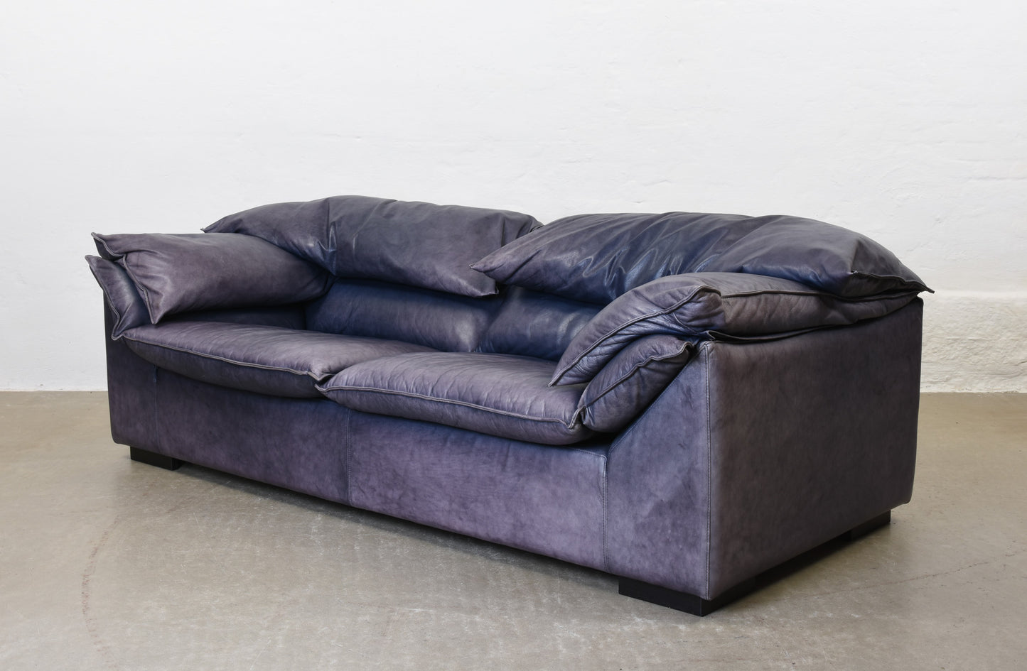 1980s 'Monza' leather sofa by Eilersen