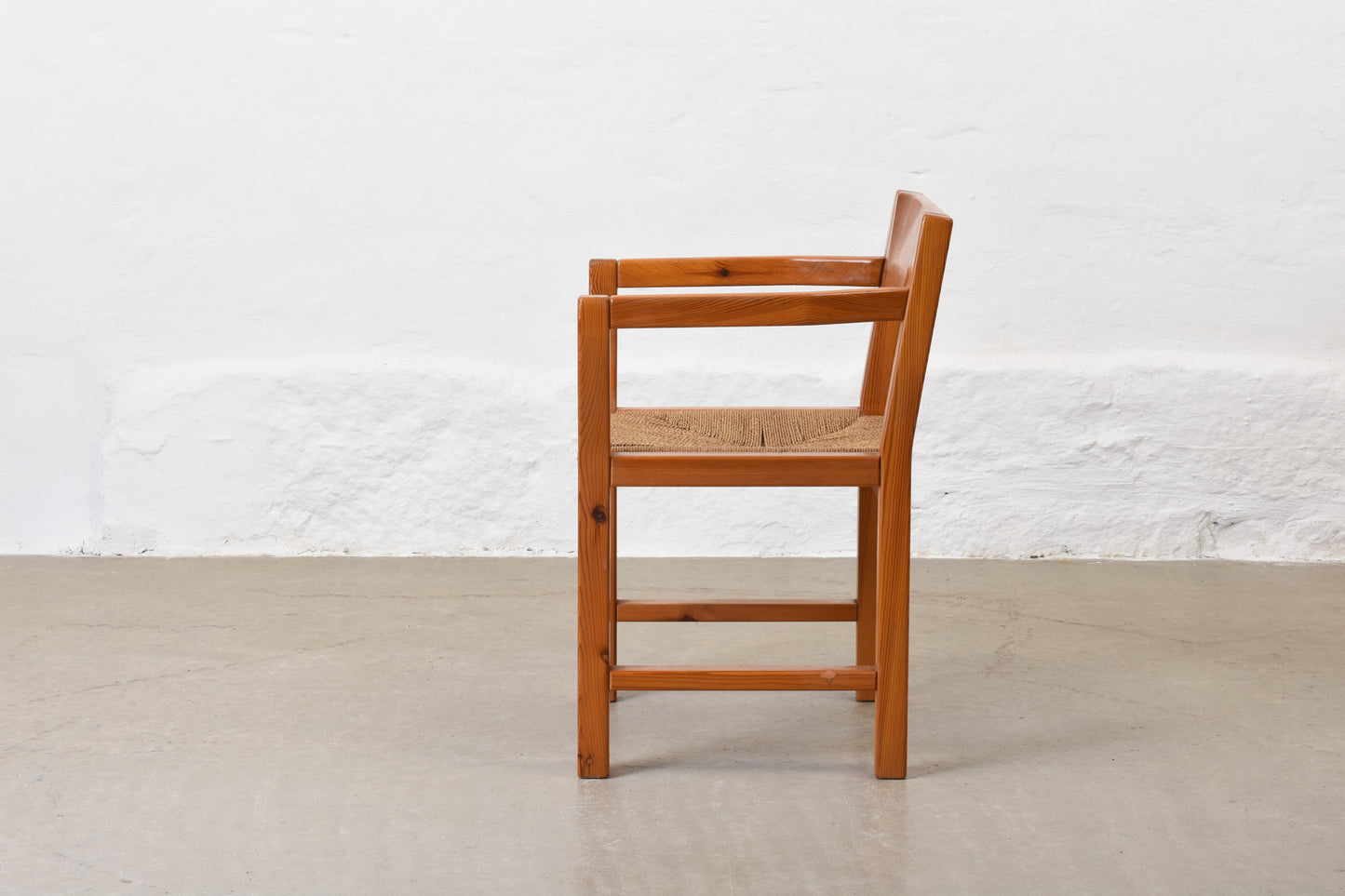 1970s pine armchair by Tage Poulsen