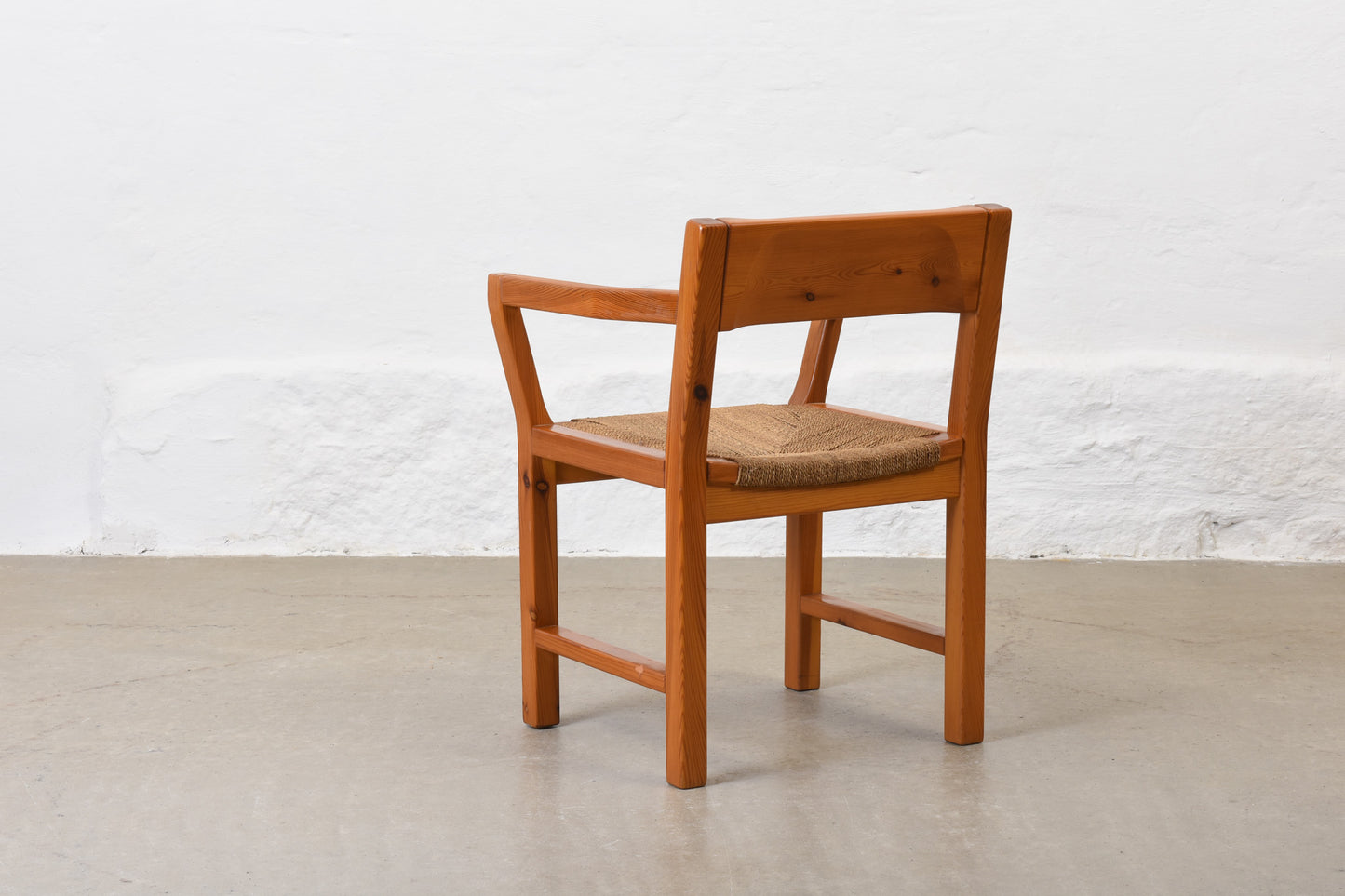 1970s pine armchair by Tage Poulsen