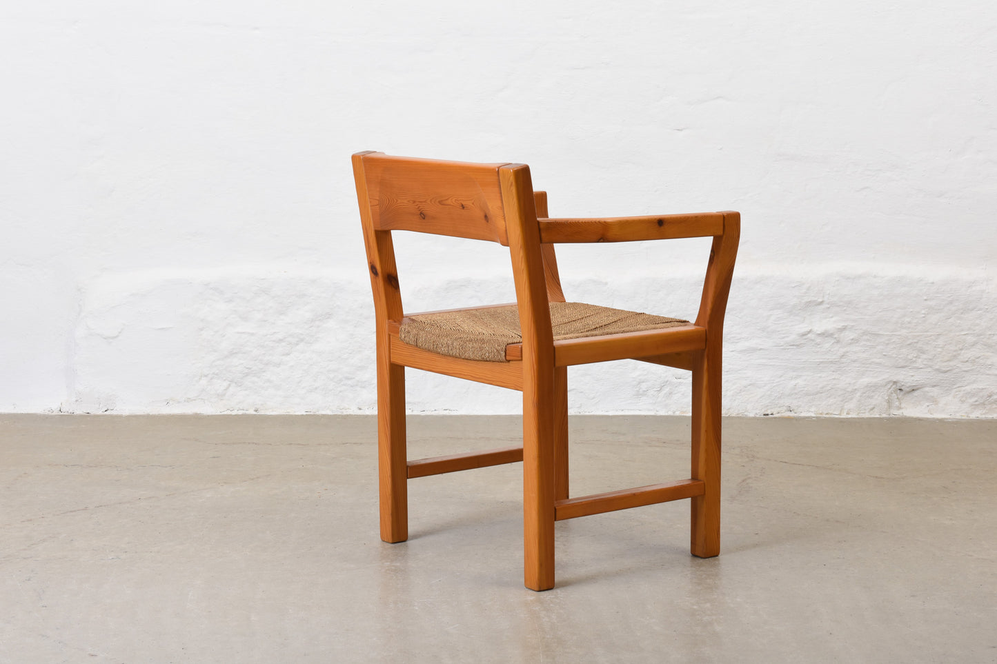 1970s pine armchair by Tage Poulsen