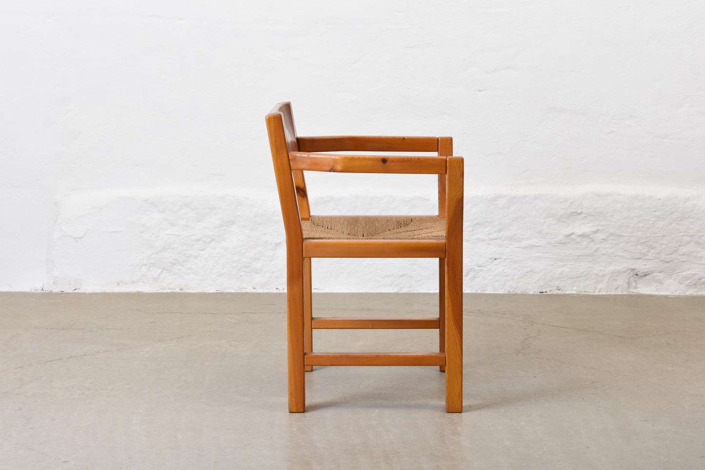 1970s pine armchair by Tage Poulsen