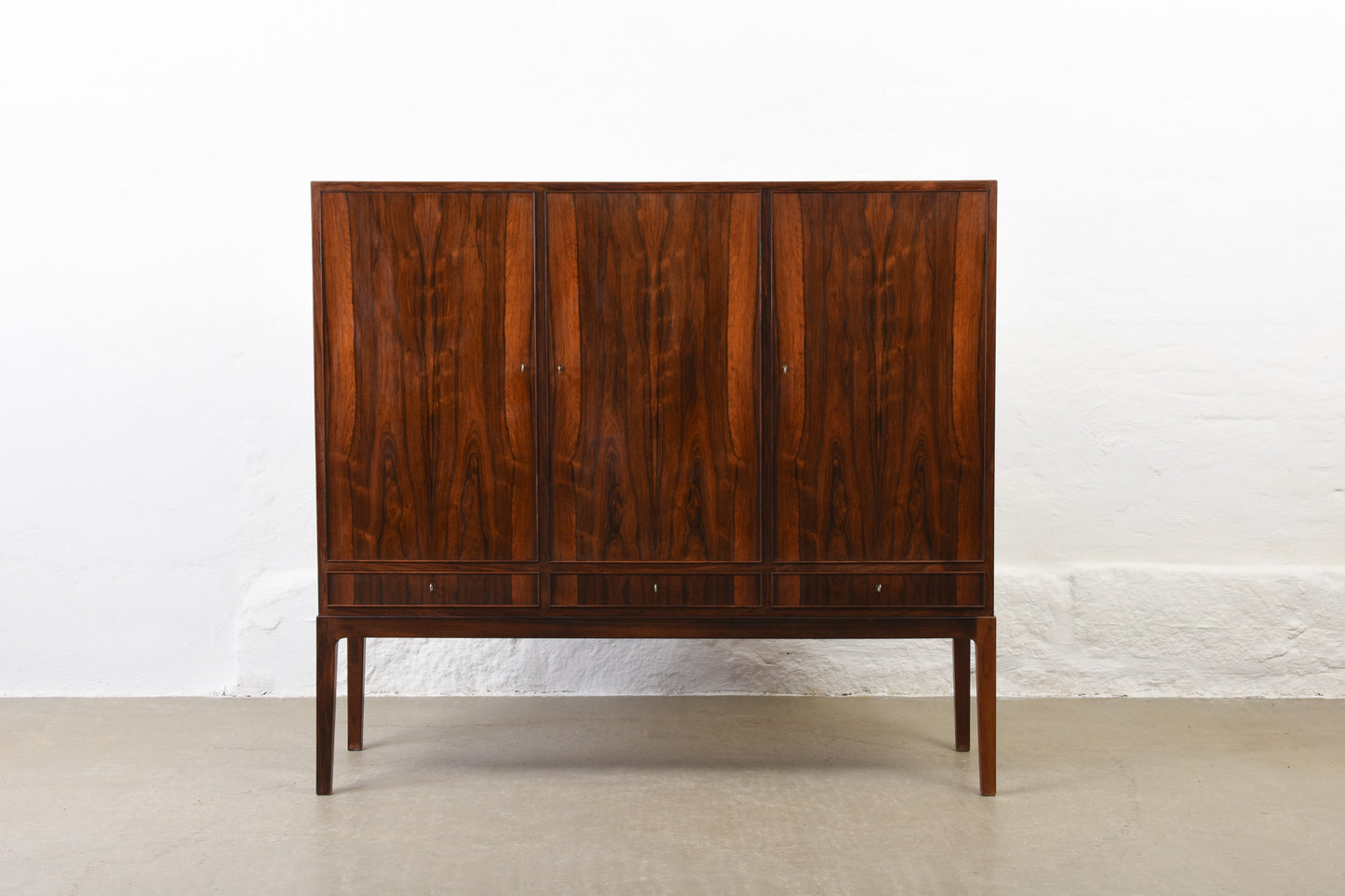 1960s rosewood storage cabinet by Ole Wanscher