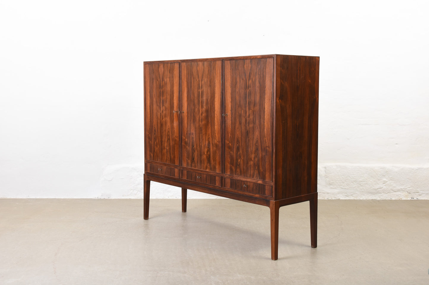 1960s rosewood storage cabinet by Ole Wanscher