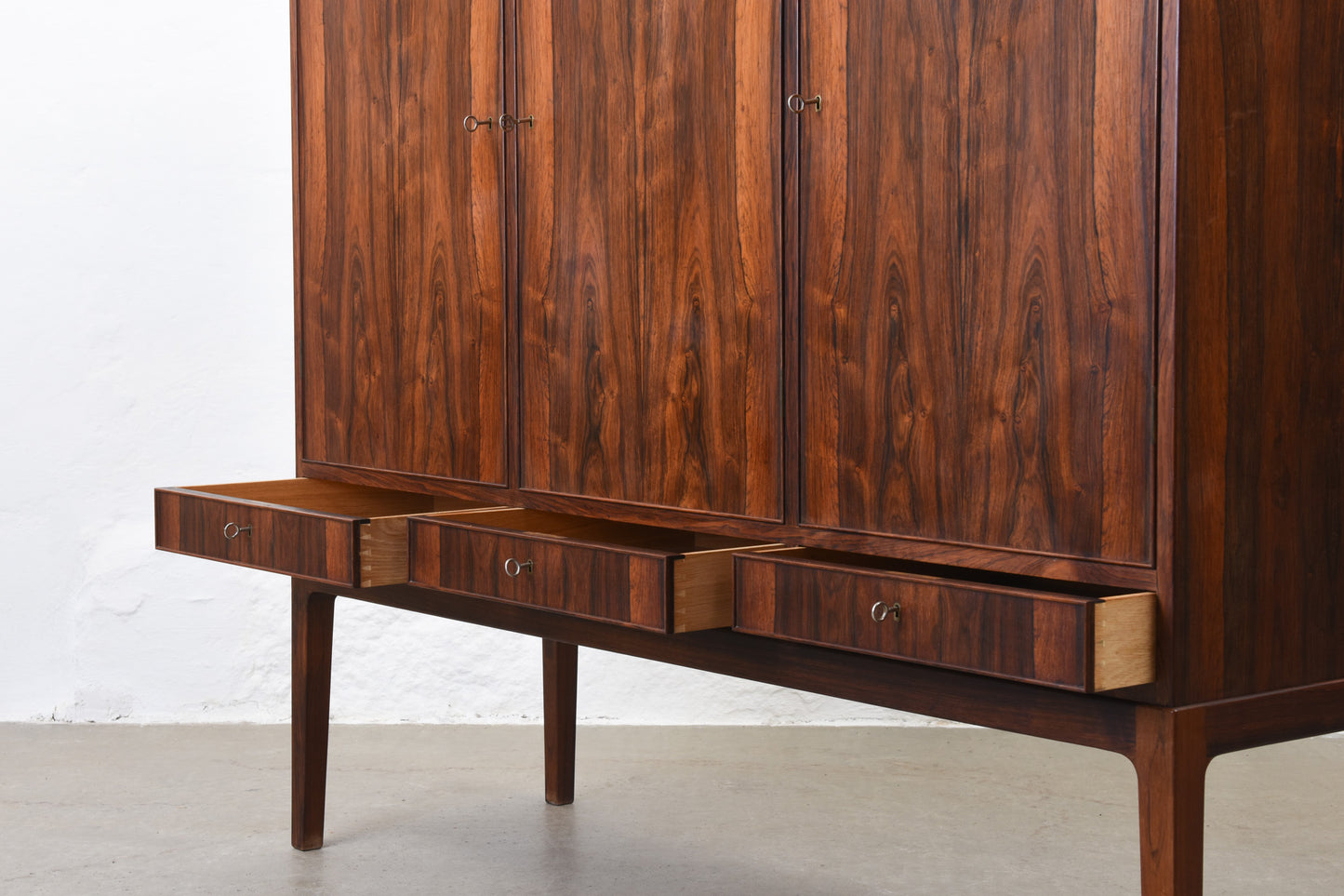 1960s rosewood storage cabinet by Ole Wanscher