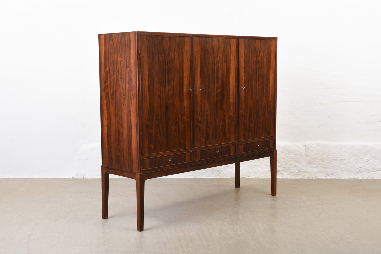 1960s rosewood storage cabinet by Ole Wanscher