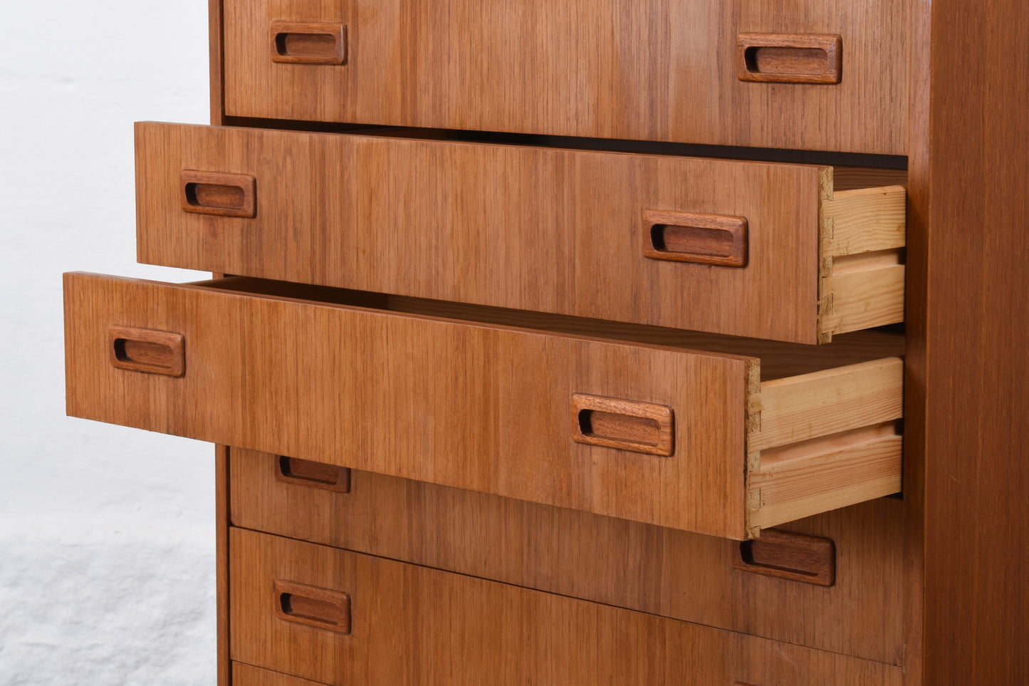 1960s teak chest of eight drawers