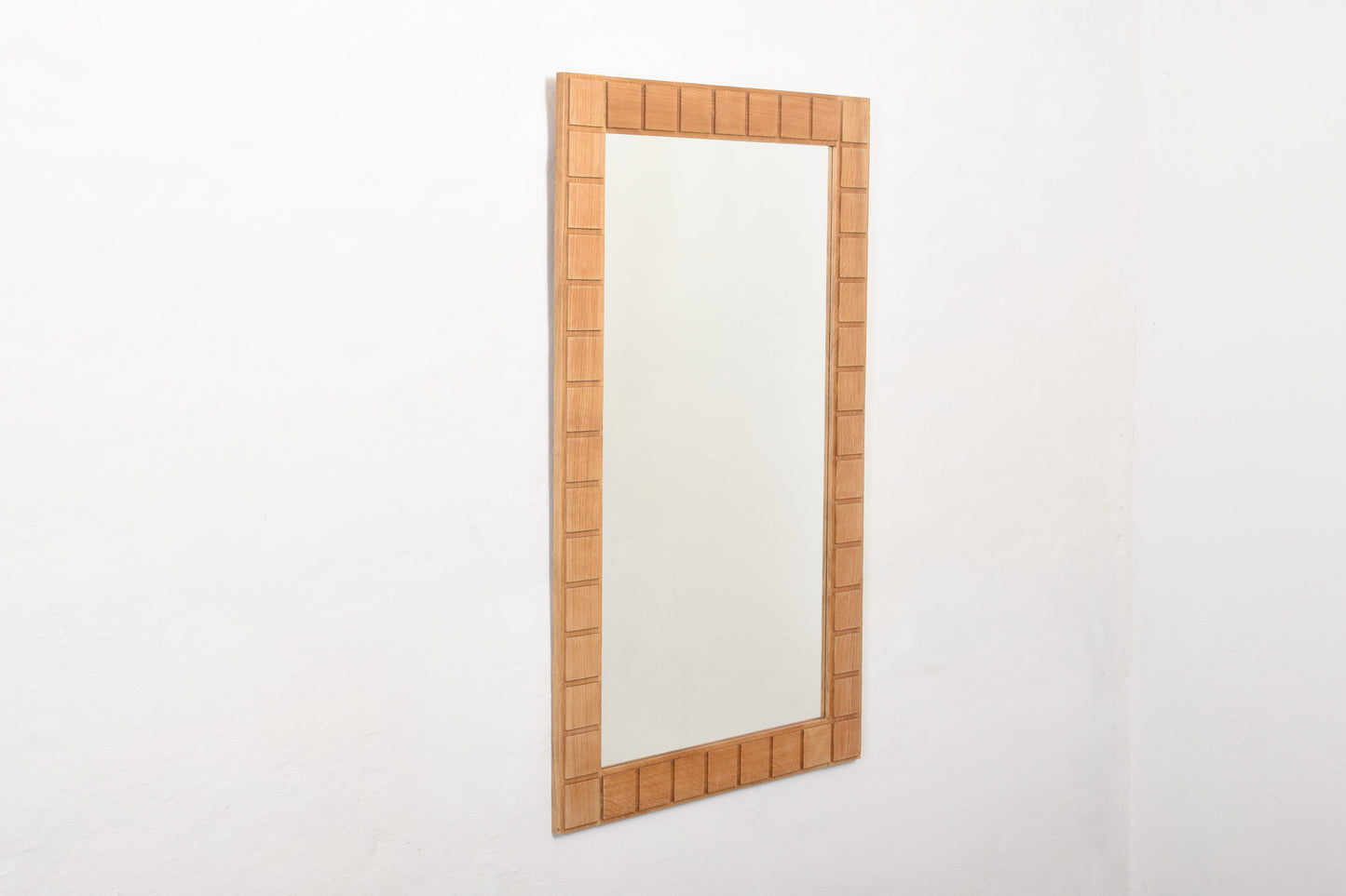 1970s Danish oak mirror