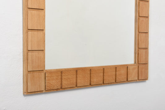 1970s Danish oak mirror