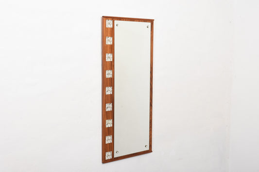 1950s Swedish teak mirror