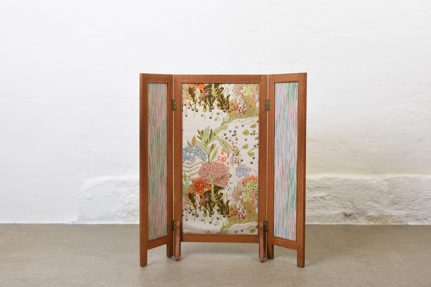 1940s folding oak room divider by Josef Frank