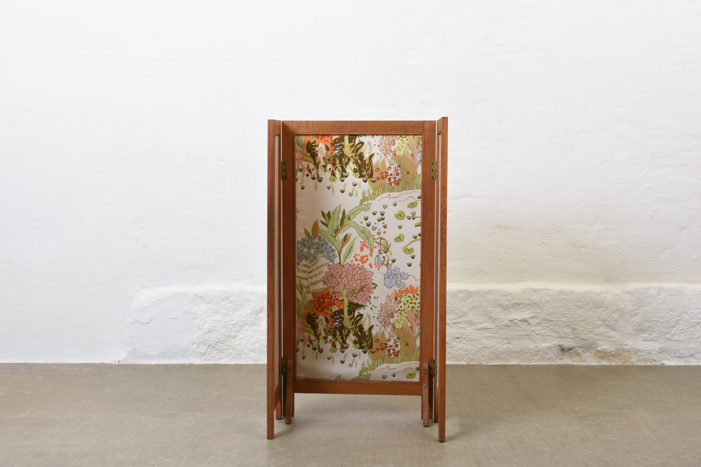 1940s folding oak room divider by Josef Frank