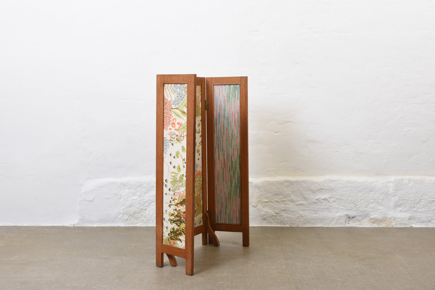 1940s folding oak room divider by Josef Frank