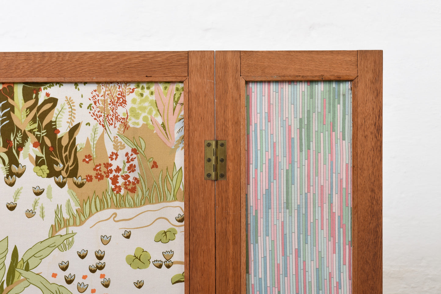 1940s folding oak room divider by Josef Frank