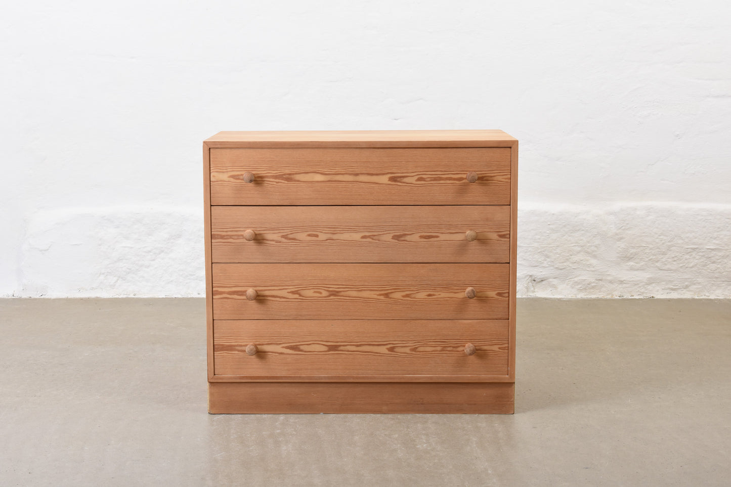 1970s low chest in pine