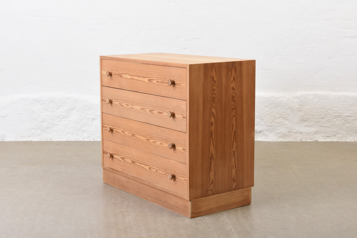 1970s low chest in pine