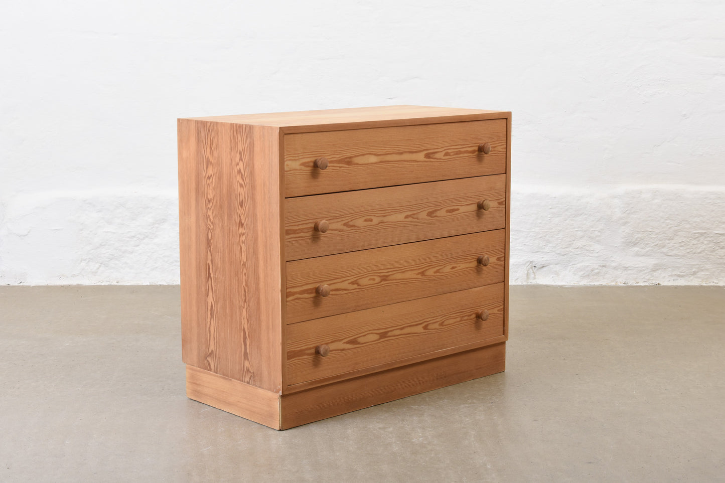 1970s low chest in pine