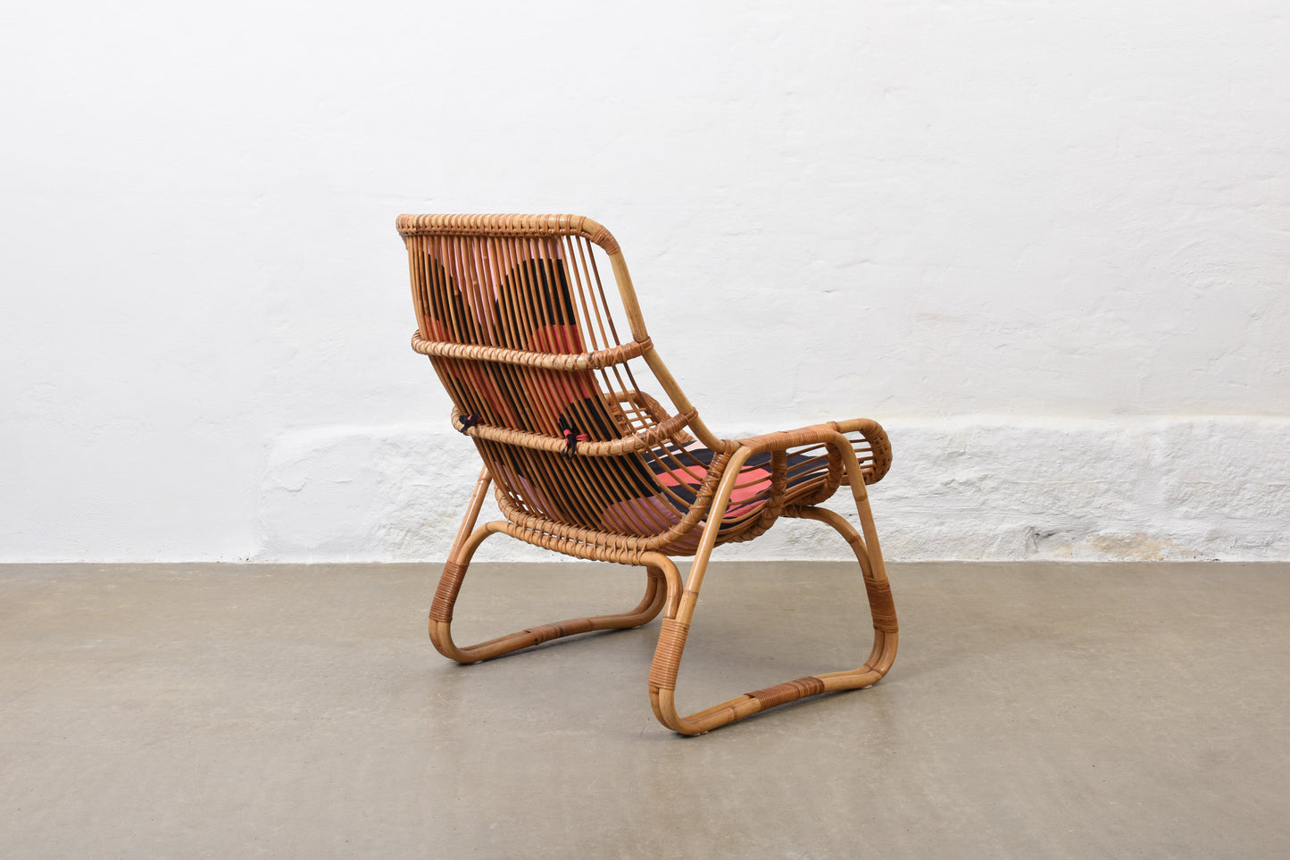 1960s bamboo lounger