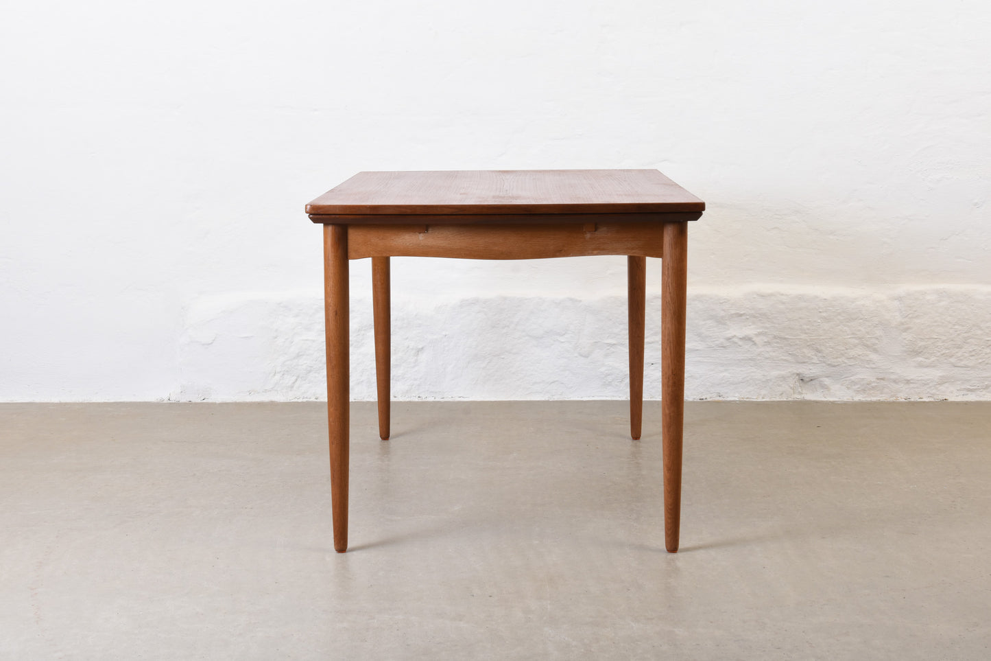 1960s extending teak + oak dining table