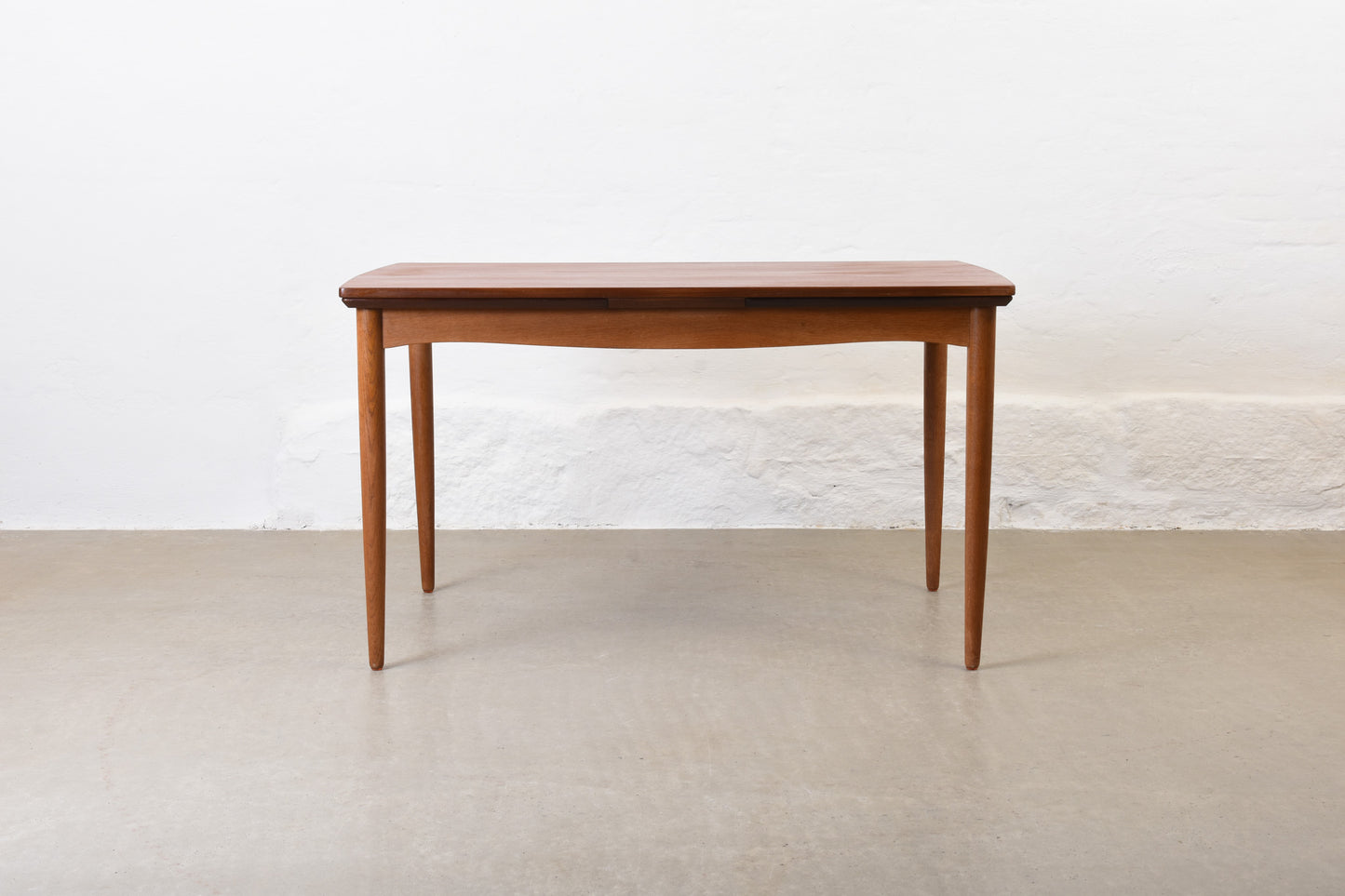 1960s extending teak + oak dining table