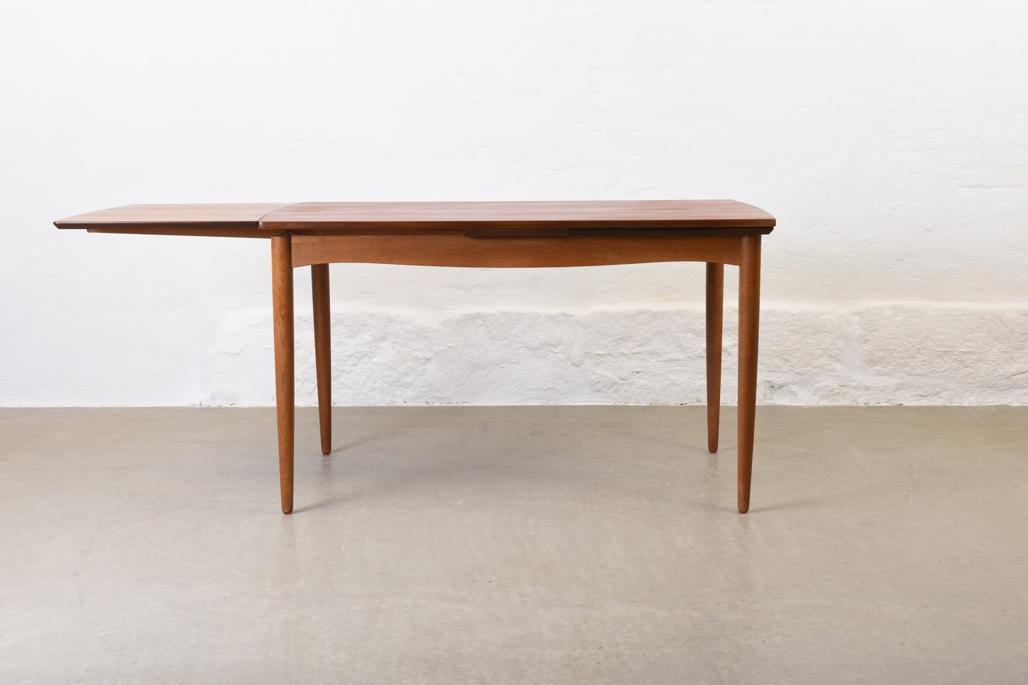 1960s extending teak + oak dining table