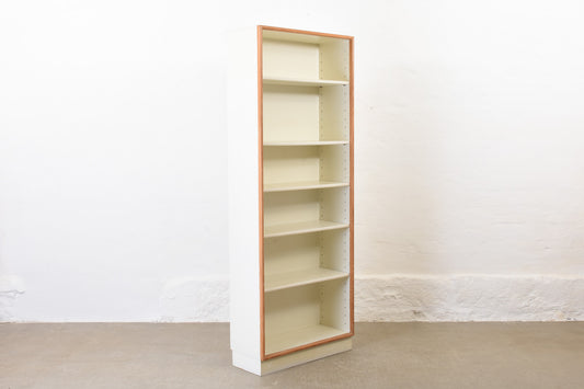 Two available: 1970s Danish bookshelf with pine trim