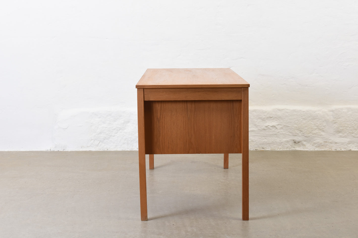 1970s oak desk by Domino Møbler