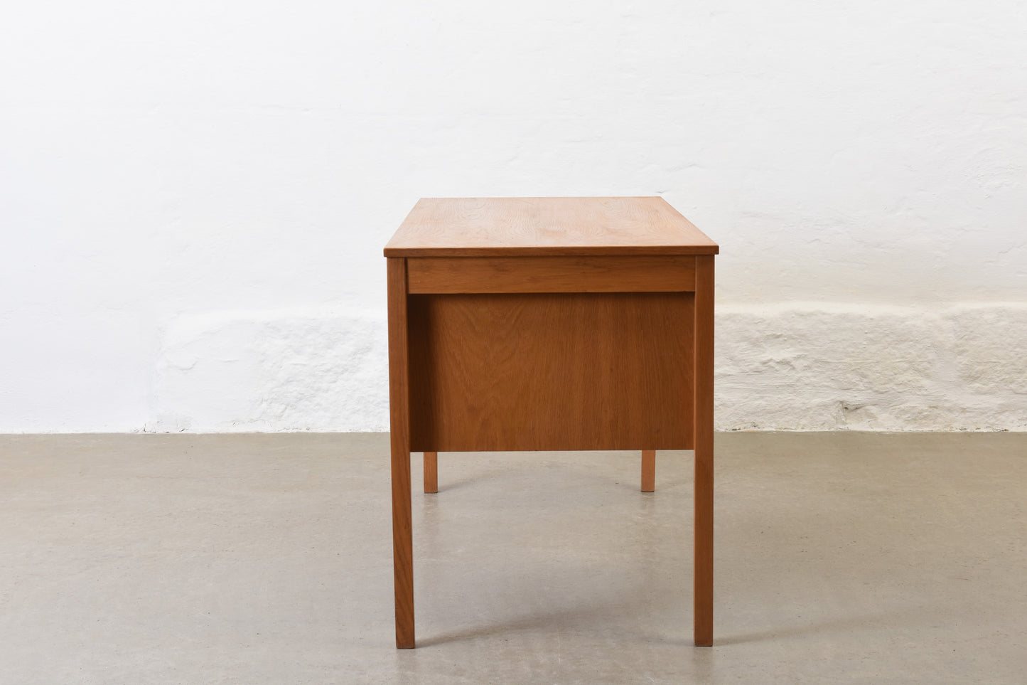 1970s oak desk by Domino Møbler