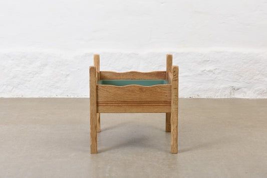 1970s oak planter by KW Møbler no. 1