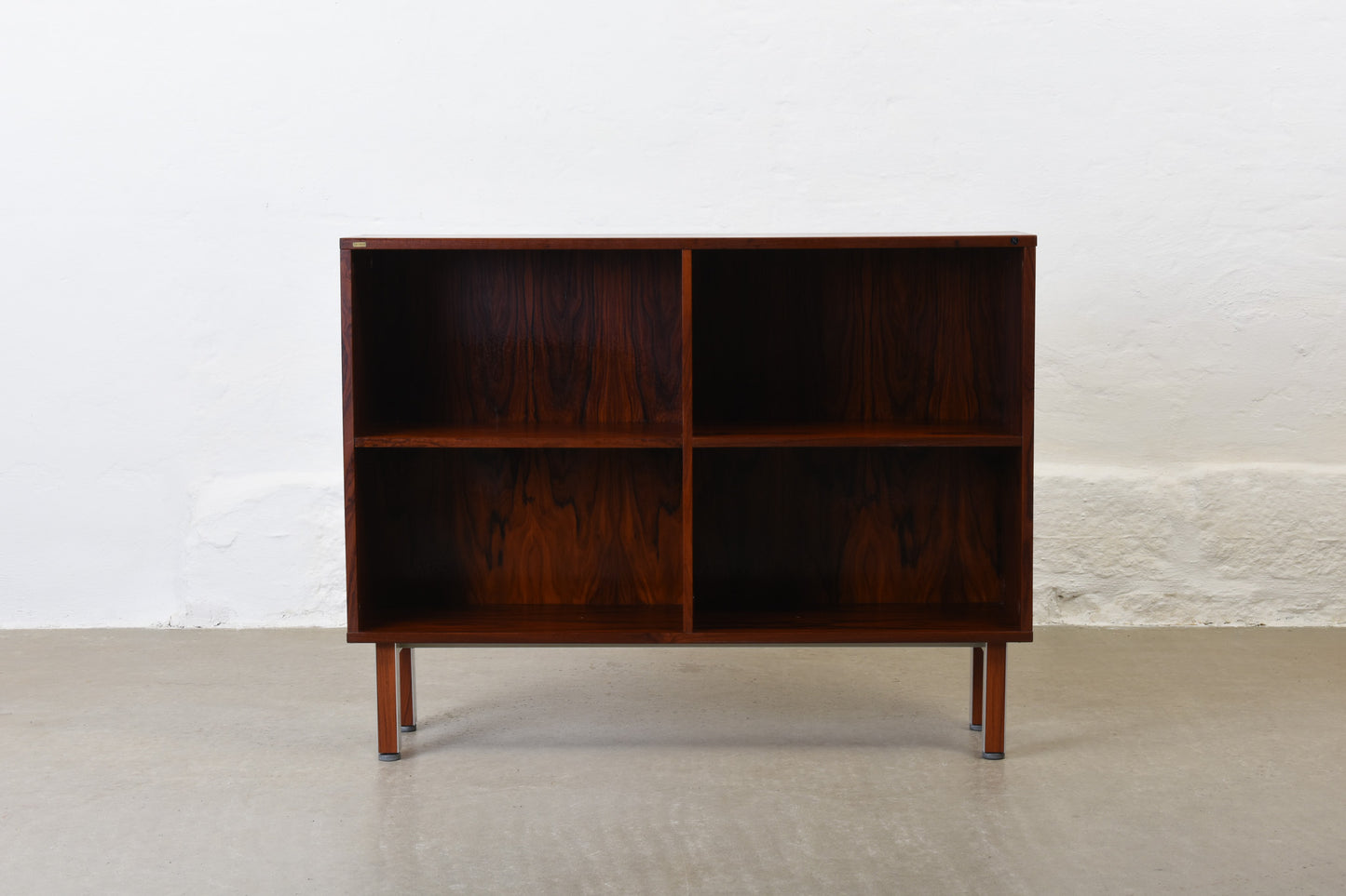 1970s rosewood bookcase by Nipu