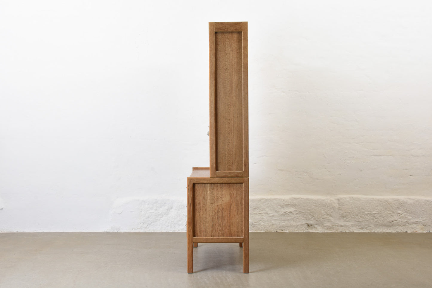 1970s oak secretary by HM Møbler