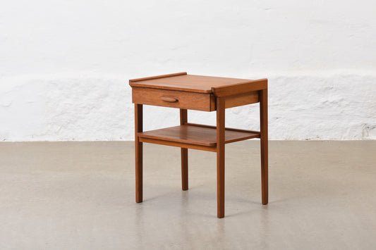 1960s Swedish bedside table in teak