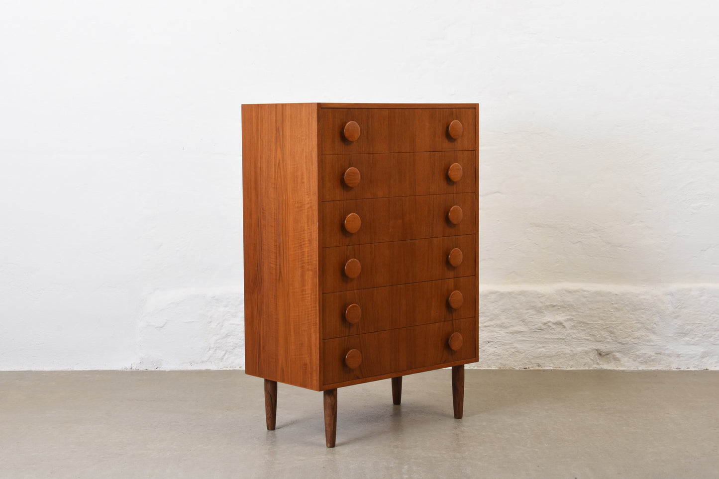 1970s teak chest of drawers