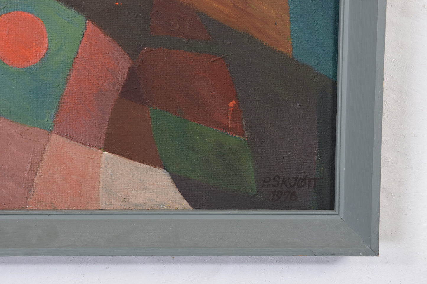 Oil painting by Peter Skjøtt - 1976