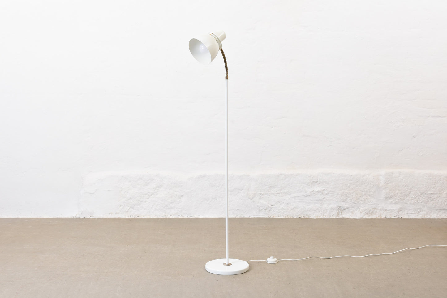 1980s metal floor lamp by Belid