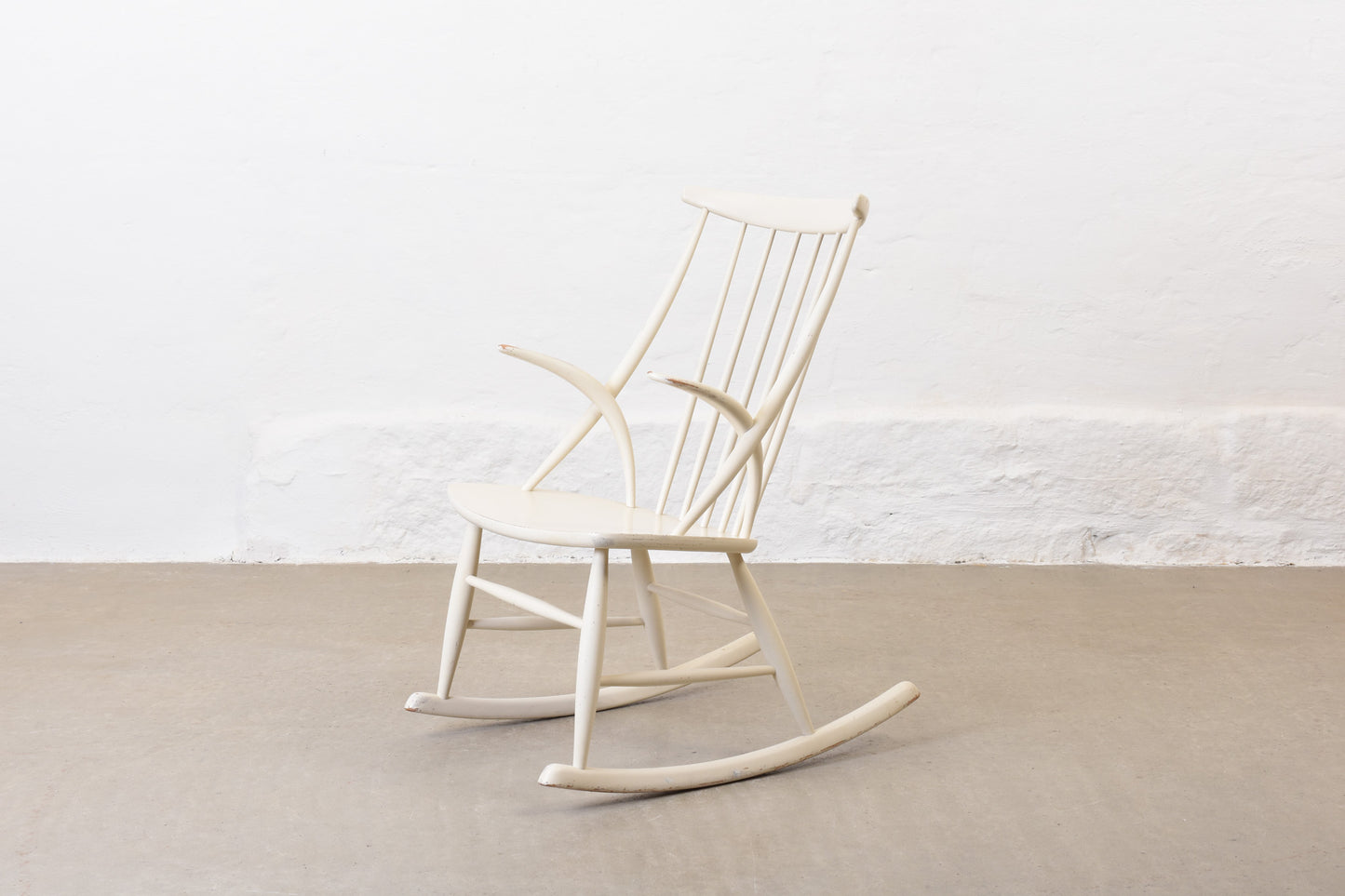 1960s rocking chair by Illum Wikkelsø