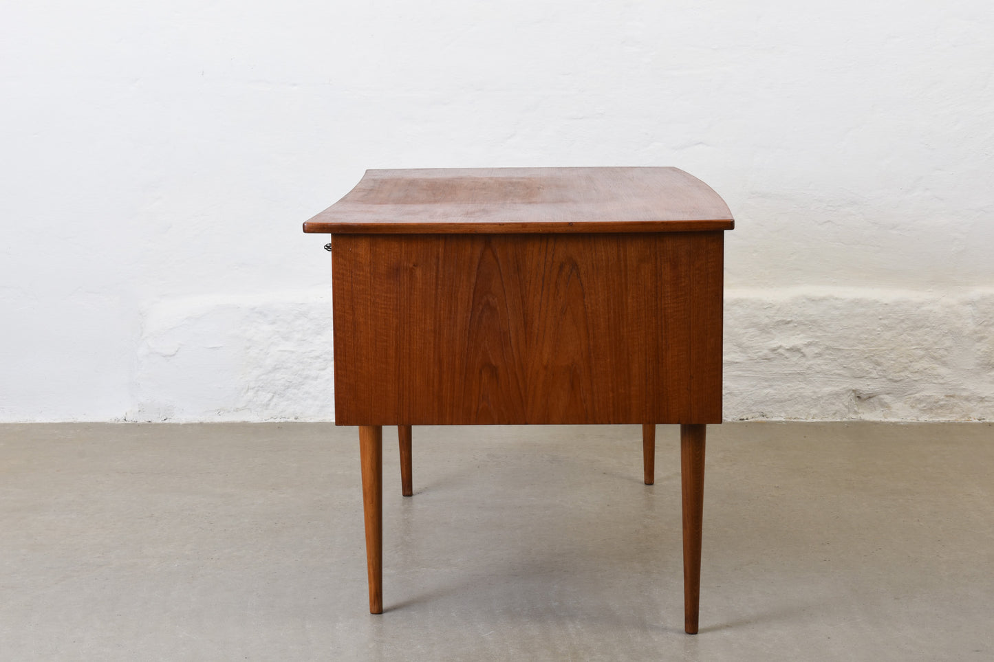 1960s twin pedestal desk in teak no. 1