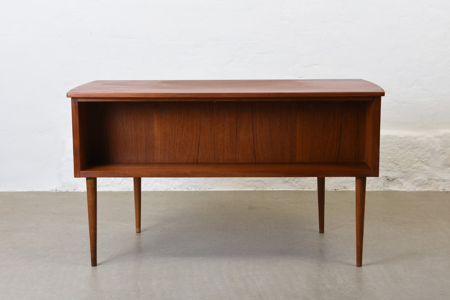 1960s twin pedestal desk in teak no. 1