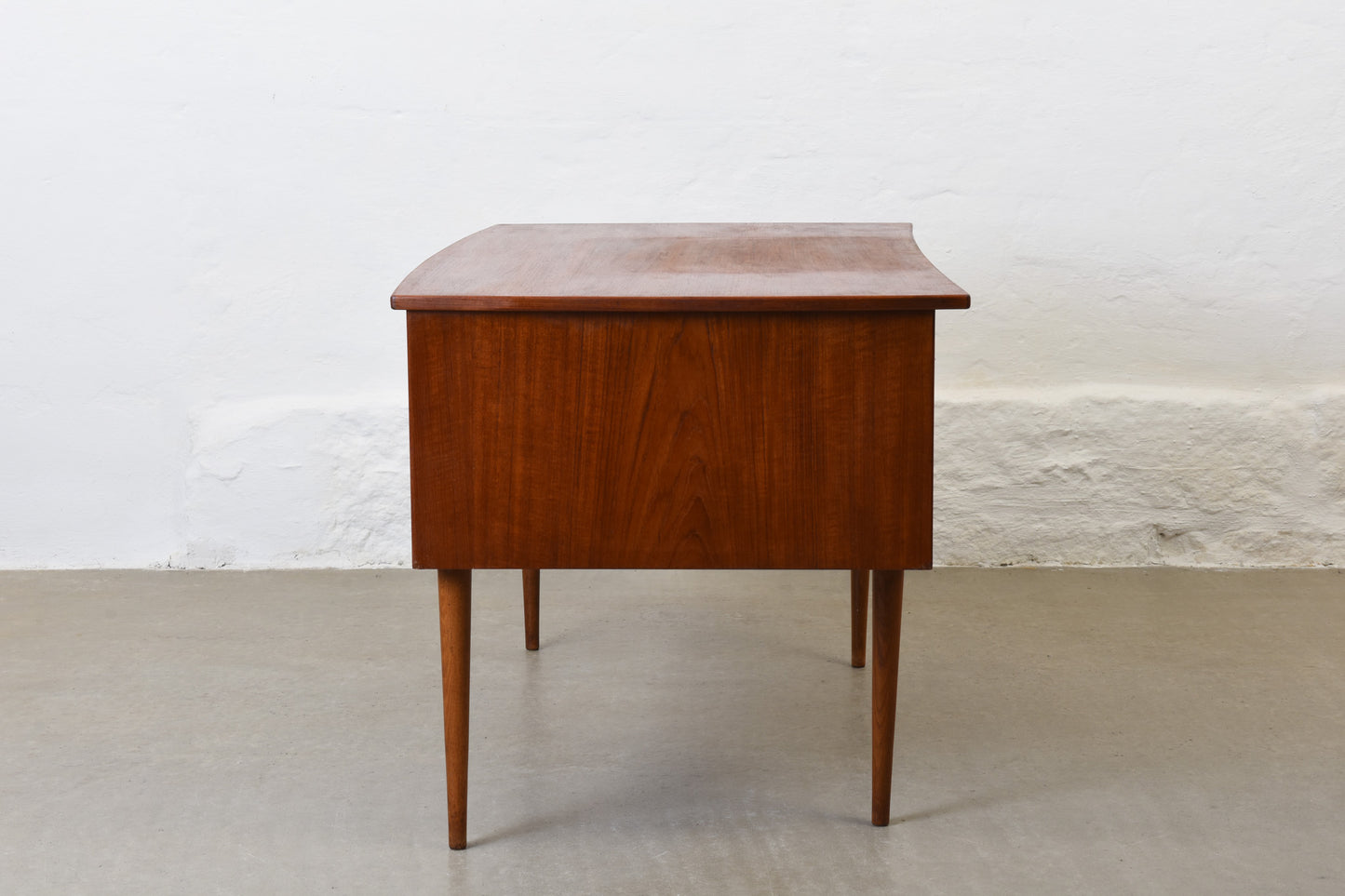 1960s twin pedestal desk in teak no. 1